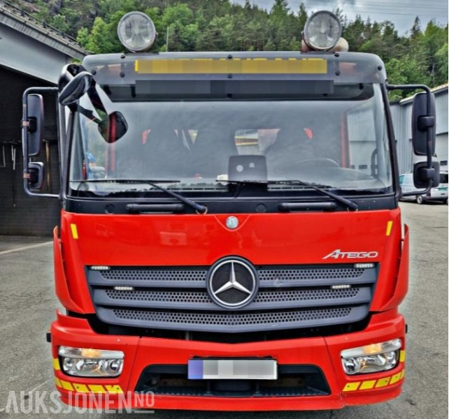 2018 Mercedes-Benz ATEGO med TEVOR PÅBYGG, Kjørebruer, Briller, Fjernkontroll, - سيارة إطفاء: صورة 4 2018 Mercedes-Benz ATEGO med TEVOR PÅBYGG, Kjørebruer, Briller, Fjernkontroll, - سيارة إطفاء: صورة 4