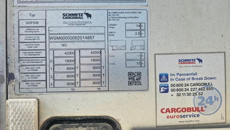 عربة مقطورة 2018 Schmitz Cargobull frysesemi med BAR cargolift: صورة 7 عربة مقطورة 2018 Schmitz Cargobull frysesemi med BAR cargolift: صورة 7