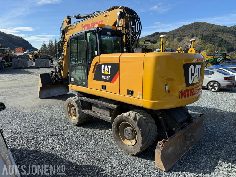2018 Velholdt Cat M318F Hjulgraver med OilQuick Rotortilt, 9577 timer - حفارة: صورة 4 2018 Velholdt Cat M318F Hjulgraver med OilQuick Rotortilt, 9577 timer - حفارة: صورة 4