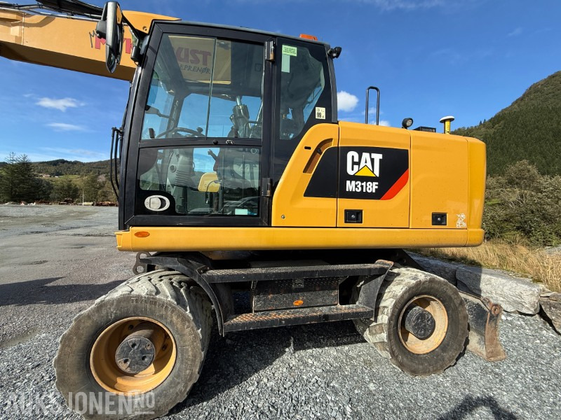 2018 Velholdt Cat M318F Hjulgraver med OilQuick Rotortilt, 9577 timer - حفارة: صورة 3 2018 Velholdt Cat M318F Hjulgraver med OilQuick Rotortilt, 9577 timer - حفارة: صورة 3