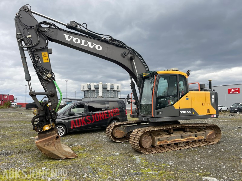 حفارة 2018 Volvo EC 160 EL Gravemaskin med Engcon tiltrotator, Leica GPS, Sentralsmøring, Hk S60, 5327 timer: صورة 1