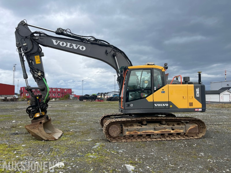 2018 Volvo EC 160 EL Gravemaskin med Engcon tiltrotator, Leica GPS, Sentralsmøring, Hk S60, 5327 timer - حفارة: صورة 2 2018 Volvo EC 160 EL Gravemaskin med Engcon tiltrotator, Leica GPS, Sentralsmøring, Hk S60, 5327 timer - حفارة: صورة 2