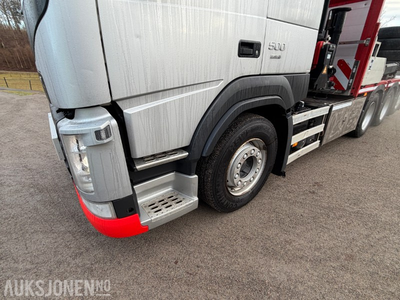 شاحنة كرين 2018 Volvo FM500 Kranbil med HMF 5020K kran + Trailerbygg henger: صورة 17