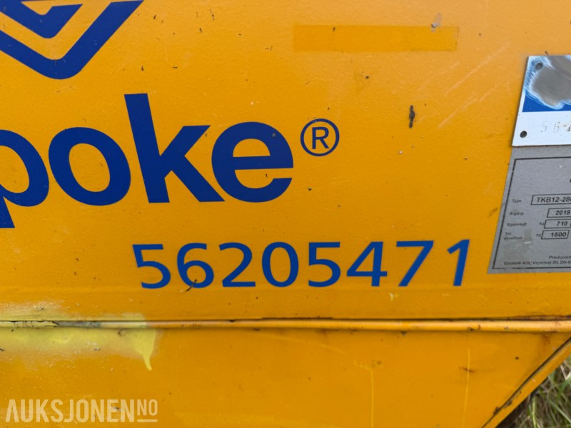 2019 Epoke TKB 12-280 Etterhengde strøer - معدات البناء: صورة 3 2019 Epoke TKB 12-280 Etterhengde strøer - معدات البناء: صورة 3