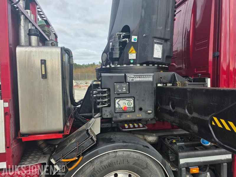 شاحنة كرين 2019 Scania R580 8X2 Euro 6 kranbil Topp utstyrt  servicehistorikk  HIAB-kran 858, 80 Tm  Nylig EU: صورة 17 شاحنة كرين 2019 Scania R580 8X2 Euro 6 kranbil Topp utstyrt  servicehistorikk  HIAB-kran 858, 80 Tm  Nylig EU: صورة 17