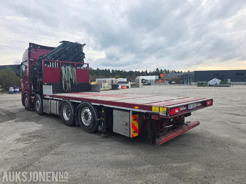 شاحنة كرين 2019 Scania R580 8X2 Euro 6 kranbil Topp utstyrt  servicehistorikk  HIAB-kran 858, 80 Tm  Nylig EU: صورة 8 شاحنة كرين 2019 Scania R580 8X2 Euro 6 kranbil Topp utstyrt  servicehistorikk  HIAB-kran 858, 80 Tm  Nylig EU: صورة 8