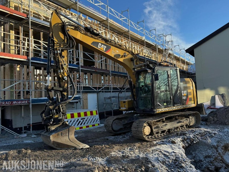 2020 Cat 313FL gravemaskin med maskinstyring / 2 skuffer / 5278 timer - حفارة: صورة 1 2020 Cat 313FL gravemaskin med maskinstyring / 2 skuffer / 5278 timer - حفارة: صورة 1