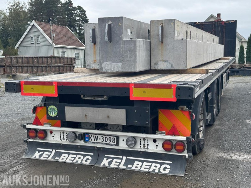 2020 Kel-Berg retthenger / 36720 kg nyttelast / 54 224 km - نصف مقطورة مسطحة: صورة 4 2020 Kel-Berg retthenger / 36720 kg nyttelast / 54 224 km - نصف مقطورة مسطحة: صورة 4
