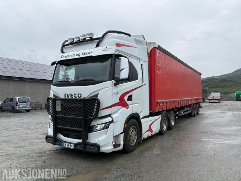 2021 Iveco S-way 570 trekkvogn med 3akslet kel-berg henger - وحدة جر: صورة 2 2021 Iveco S-way 570 trekkvogn med 3akslet kel-berg henger - وحدة جر: صورة 2