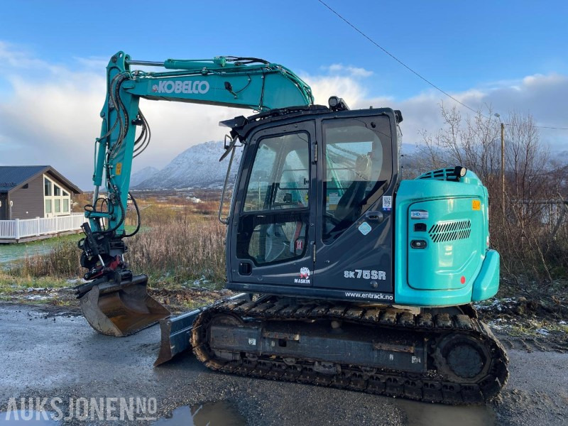 2021 Kobelco SK75SR-7 Gravemaskin med skjær, tiltrotator med gripekassett, nylig sertifisert, kun 2400 timer - حفارة: صورة 3 2021 Kobelco SK75SR-7 Gravemaskin med skjær, tiltrotator med gripekassett, nylig sertifisert, kun 2400 timer - حفارة: صورة 3