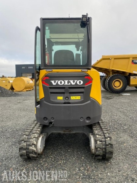 2021 Volvo ECR25 elektrisk minigraver med mye utstyr - حفارة: صورة 3 2021 Volvo ECR25 elektrisk minigraver med mye utstyr - حفارة: صورة 3