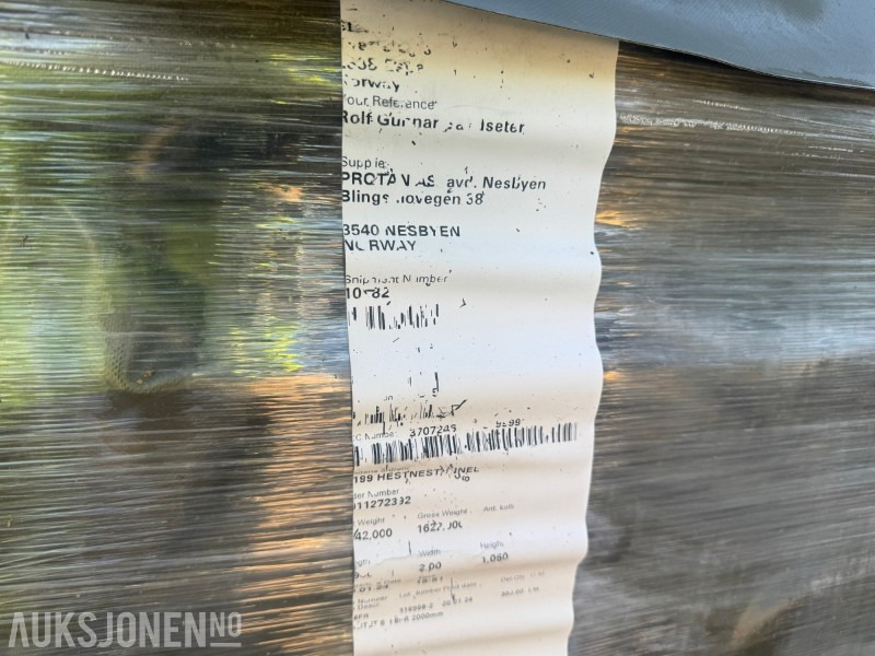 2022 1 pall med ny ventillasjonsduk Ø2 meter x 400 meter - معدات البناء: صورة 3 2022 1 pall med ny ventillasjonsduk Ø2 meter x 400 meter - معدات البناء: صورة 3
