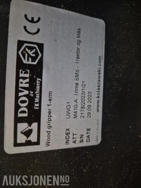 2023 Dovre Tømmerklype - MVA FRI - الآلات الزراعية: صورة 2 2023 Dovre Tømmerklype - MVA FRI - الآلات الزراعية: صورة 2