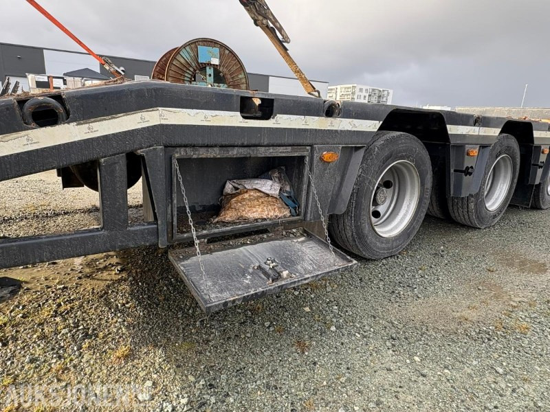 مقطورة مسطحة منخفضة 2023 MS DORSE MSC30 MASKINHENGER MED 20800KG NYTTELAST / EUGODKJENT TIL 09.26: صورة 15