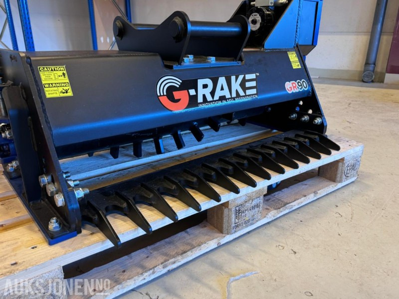 2024 G-Rake - GR90 - Hydraulisk jordfres / rake til gravemaskin - S40 feste - ملحق - آلات البناء: صورة 5 2024 G-Rake - GR90 - Hydraulisk jordfres / rake til gravemaskin - S40 feste - ملحق - آلات البناء: صورة 5