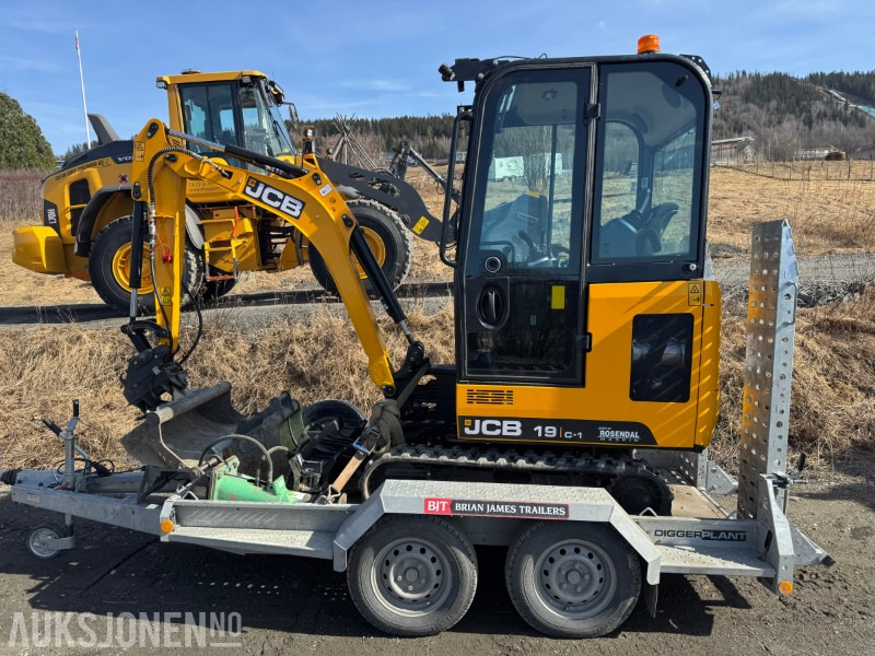 2024 JCB 19 C-1 MINIGRAVER, 3 SKUFFER, PIGGHAMMER, MASKINHENGER, KUN 200 TIMER, UTVIDET GARANTI - حفارة مُصَّغرة: صورة 3 2024 JCB 19 C-1 MINIGRAVER, 3 SKUFFER, PIGGHAMMER, MASKINHENGER, KUN 200 TIMER, UTVIDET GARANTI - حفارة مُصَّغرة: صورة 3
