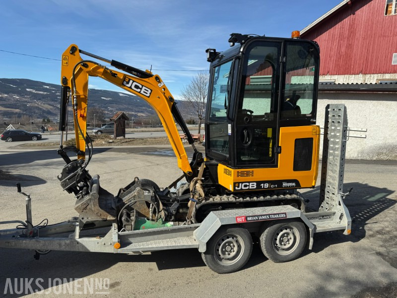 2024 JCB 19 C-1 MINIGRAVER, 3 SKUFFER, PIGGHAMMER, MASKINHENGER, KUN 200 TIMER, UTVIDET GARANTI - حفارة مُصَّغرة: صورة 1 2024 JCB 19 C-1 MINIGRAVER, 3 SKUFFER, PIGGHAMMER, MASKINHENGER, KUN 200 TIMER, UTVIDET GARANTI - حفارة مُصَّغرة: صورة 1