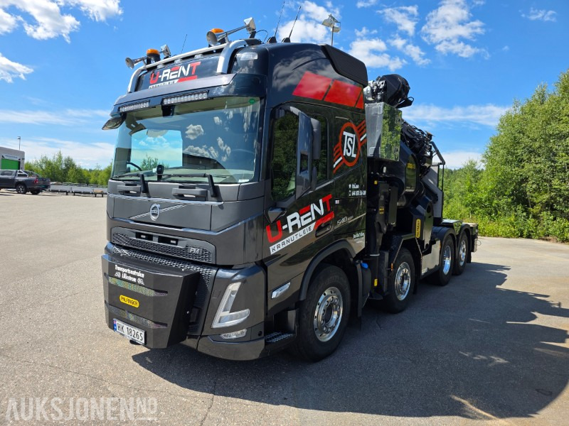 2024 Volvo FM 540 8X2 kranbil 165 tm med vinsj lasteflak elpumpe/el aggregat - شاحنة كرين: صورة 1 2024 Volvo FM 540 8X2 kranbil 165 tm med vinsj lasteflak elpumpe/el aggregat - شاحنة كرين: صورة 1