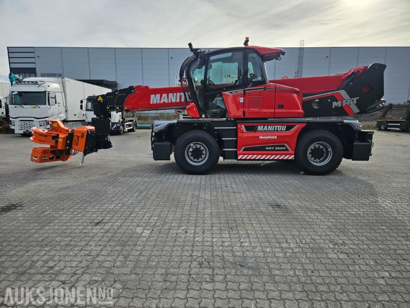 2025 NY - Manitou MRT 2660. Vinsj, Mannskapskurv, Beskjæringsklo/ sag , Gafler - رافعة تلسكوبية: صورة 1 2025 NY - Manitou MRT 2660. Vinsj, Mannskapskurv, Beskjæringsklo/ sag , Gafler - رافعة تلسكوبية: صورة 1
