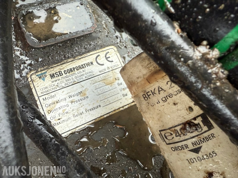 Hammer, MSB MS710H, S70 HK, Beka-Max sentralsmøring - آليات: صورة 5 Hammer, MSB MS710H, S70 HK, Beka-Max sentralsmøring - آليات: صورة 5