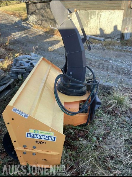 Hydromann 1500 - Hydraulisk snøfres - الآلات الزراعية: صورة 4 Hydromann 1500 - Hydraulisk snøfres - الآلات الزراعية: صورة 4