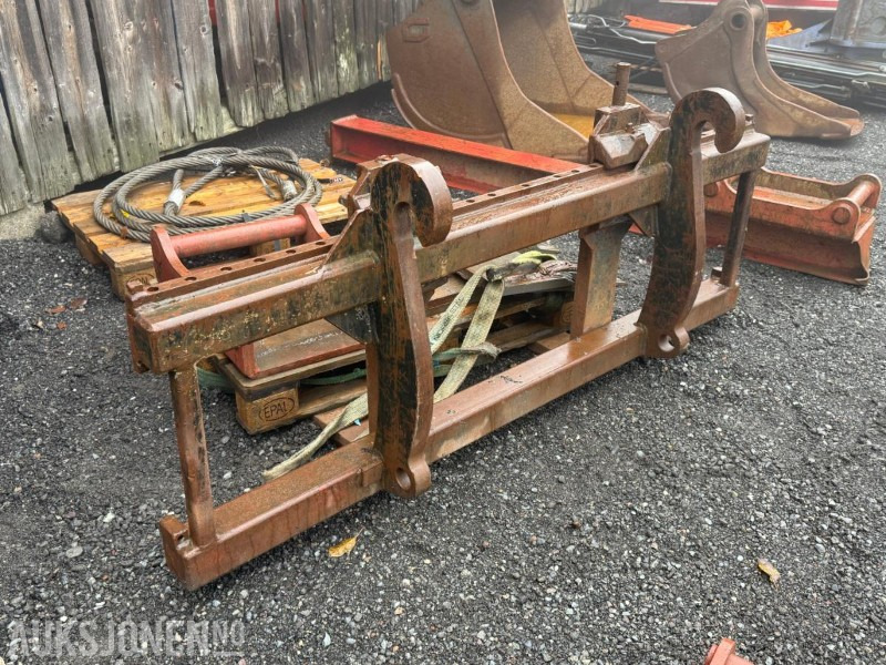 ملحق - آلات البناء Mekanisk pallegaffel med stort BM-feste: صورة 1