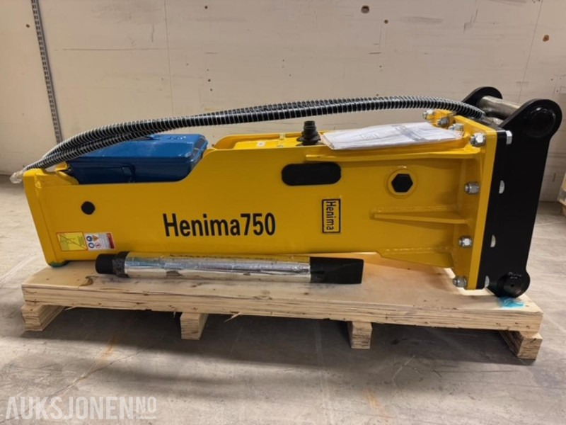 NY HENIMA PIGGHAMMER TIL 6-9 TONNS GRAVEMASKIN S50 M/GARANTI - مطرقة هيدروليكية: صورة 1 NY HENIMA PIGGHAMMER TIL 6-9 TONNS GRAVEMASKIN S50 M/GARANTI - مطرقة هيدروليكية: صورة 1