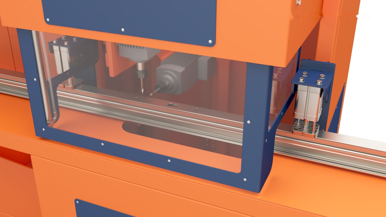 Wise Service Center for automatic milling of aluminum profiles WS710 - آداة الآلة: صورة 3 Wise Service Center for automatic milling of aluminum profiles WS710 - آداة الآلة: صورة 3
