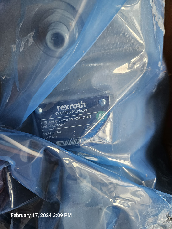 REXROTH A6VM107HD2/63W-VZB010F00B R902207840 - محرك هيدروليكي - برج الحفر: صورة 2 REXROTH A6VM107HD2/63W-VZB010F00B R902207840 - محرك هيدروليكي - برج الحفر: صورة 2
