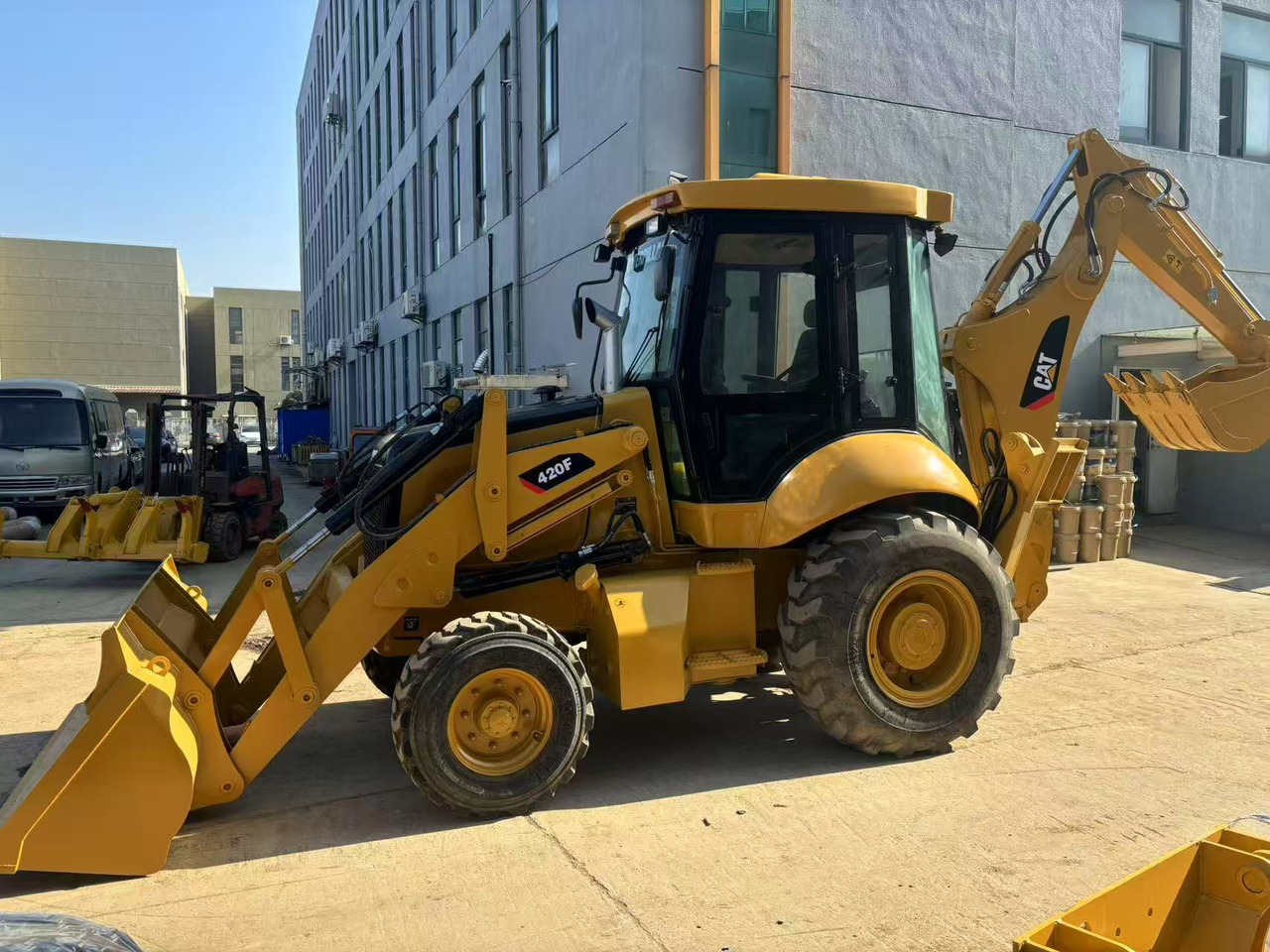 Caterpillar 420 Backhoe Loader CAT 420F Telescopic Boom JCB 3CX 4CX In Great Work Performance Caterpillar 420 Backhoe Loader CAT 420F Telescopic Boom JCB 3CX 4CX In Great Work Performance: صورة 6