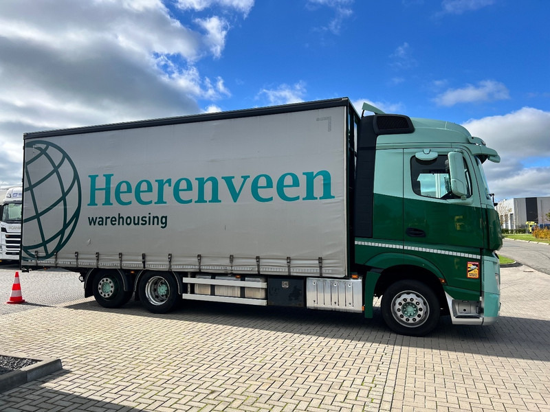 Mercedes-Benz Actros 2745 6x2 bakwagen Schuifzeilen - شاحنة ستارة: صورة 4 Mercedes-Benz Actros 2745 6x2 bakwagen Schuifzeilen - شاحنة ستارة: صورة 4