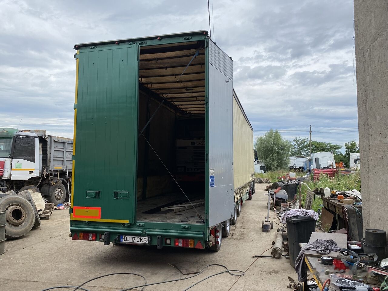 عربة منخفضة مسطحة نصف مقطورة Meusburger Typ: MPG-4 - trailer combine / tractoare / vole - axe viratoare: صورة 29