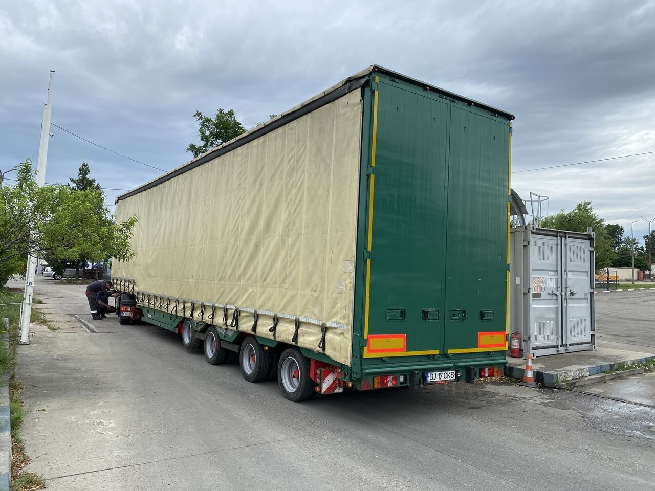 عربة منخفضة مسطحة نصف مقطورة Meusburger Typ: MPG-4 - trailer combine / tractoare / vole - axe viratoare: صورة 17