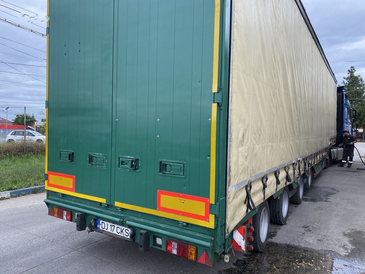 عربة منخفضة مسطحة نصف مقطورة Meusburger Typ: MPG-4 - trailer combine / tractoare / vole - axe viratoare: صورة 27