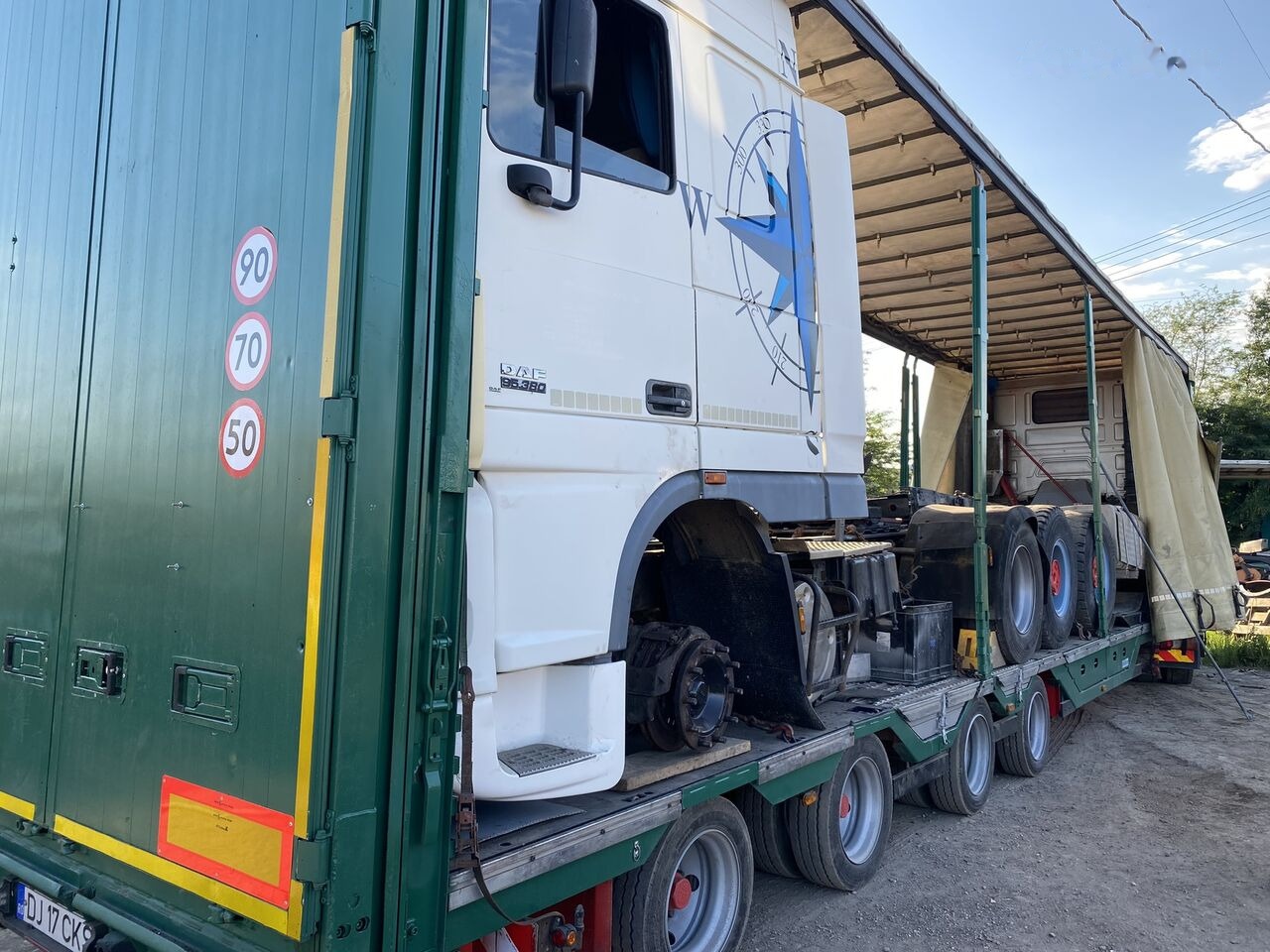 عربة منخفضة مسطحة نصف مقطورة Meusburger Typ: MPG-4 - trailer combine / tractoare / vole - axe viratoare: صورة 9