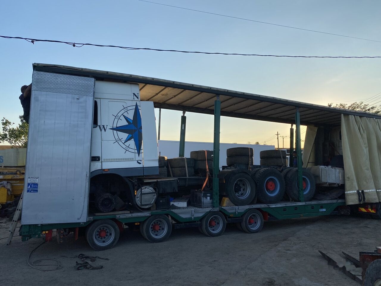 عربة منخفضة مسطحة نصف مقطورة Meusburger Typ: MPG-4 - trailer combine / tractoare / vole - axe viratoare: صورة 7