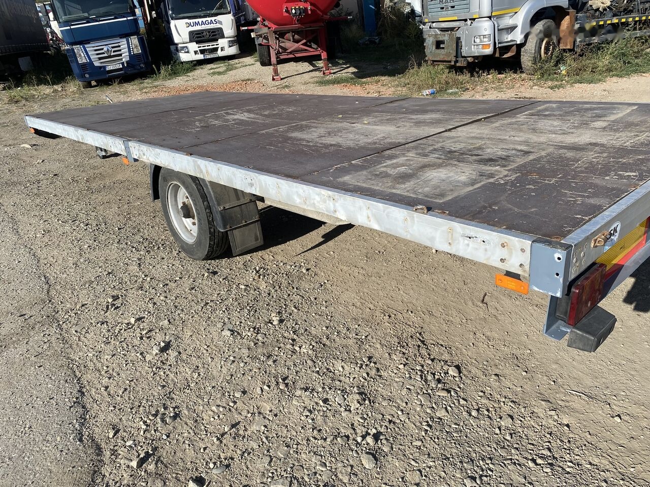Schmitz Cargobull REPACOM Rema remorca 6,5 m lungime platforma pentru marfa / util - مقطورات مسطحة: صورة 2 Schmitz Cargobull REPACOM Rema remorca 6,5 m lungime platforma pentru marfa / util - مقطورات مسطحة: صورة 2