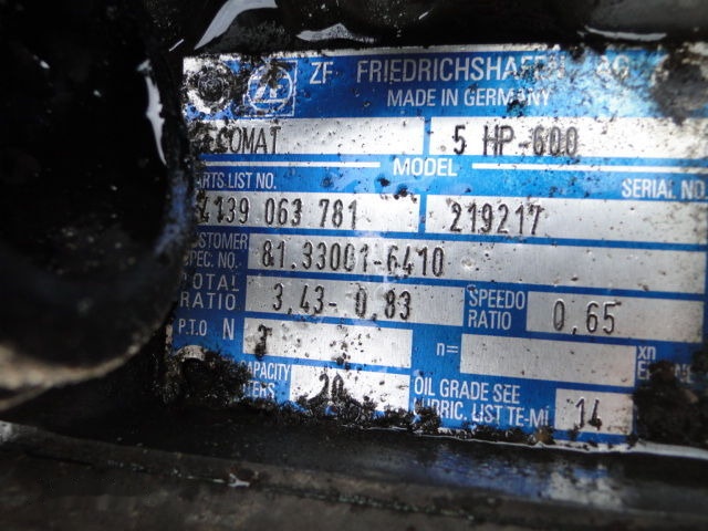 ECOMAT 5 HP-600 - صندوق التروس - شاحنة: صورة 4 ECOMAT 5 HP-600 - صندوق التروس - شاحنة: صورة 4