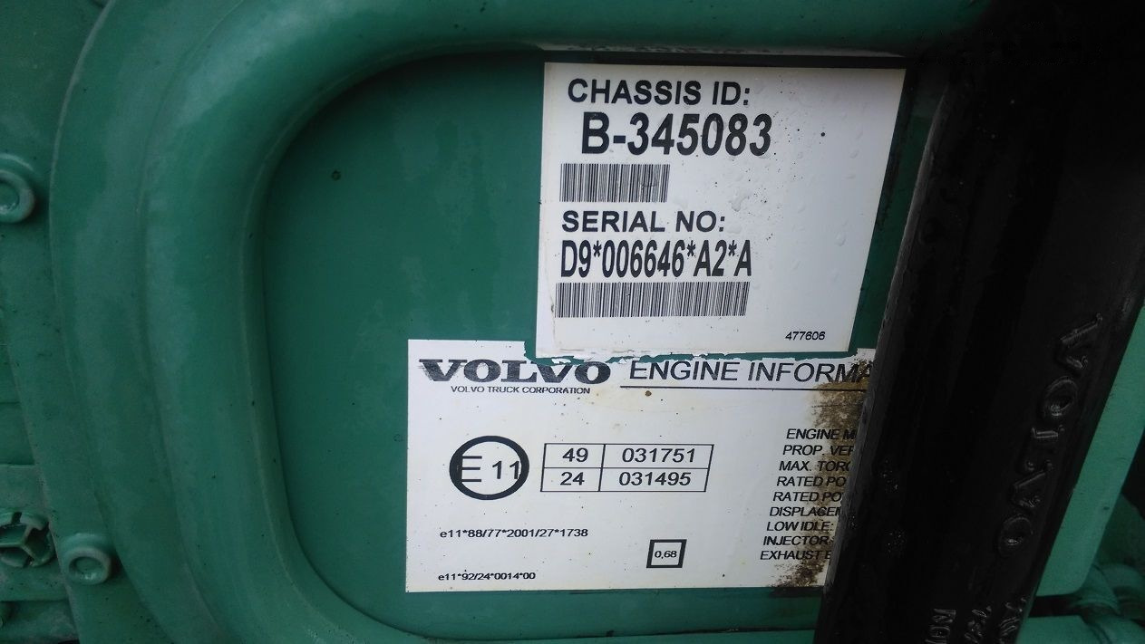 Volvo D9A 340 Volvo FM, PENTA - محرك - شاحنة: صورة 2 Volvo D9A 340 Volvo FM, PENTA - محرك - شاحنة: صورة 2