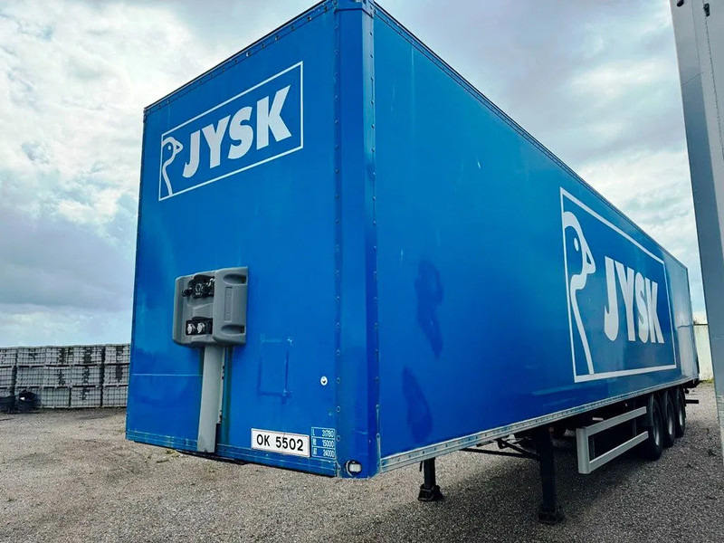 نصف مقطورة صندوق مغلق Fruehauf 3 aksl box Trailer inkl. lift: صورة 9