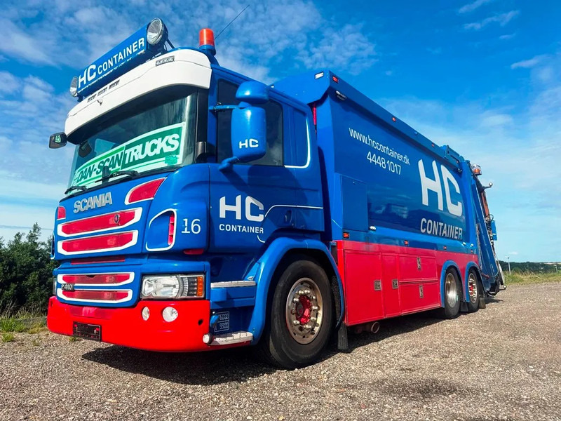 Scania P410 Phøenix box. Air / Air suspension. - شاحنة النفايات: صورة 1 Scania P410 Phøenix box. Air / Air suspension. - شاحنة النفايات: صورة 1
