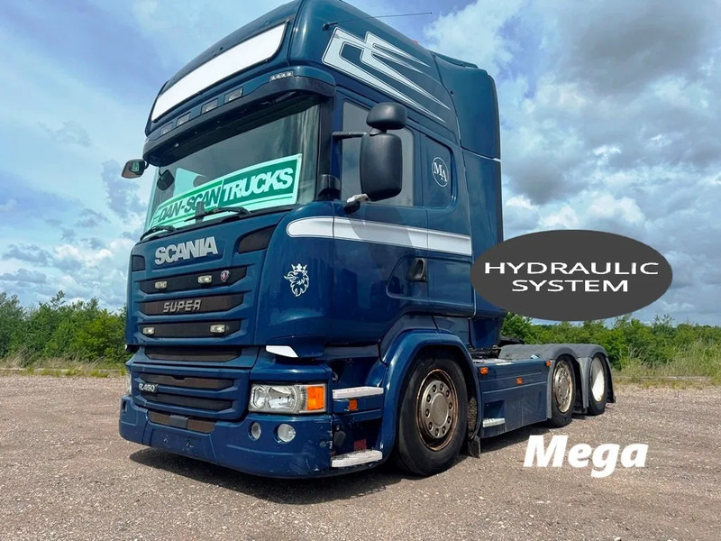 Scania R450 Mega 105cm Twensteer. Hydr. system. Air / Air suspension. - وحدة جر: صورة 1 Scania R450 Mega 105cm Twensteer. Hydr. system. Air / Air suspension. - وحدة جر: صورة 1