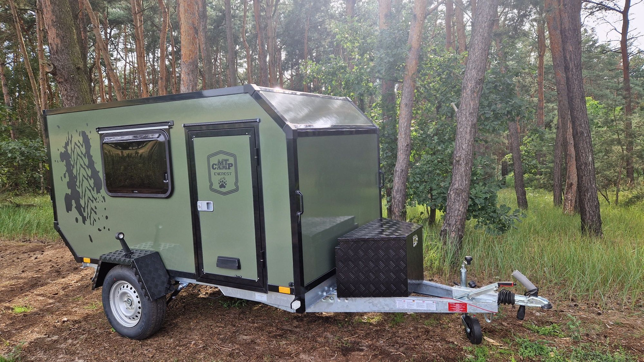 Przyczepa Off-ROAD Wyprawowa kemingowa terenowa Everest MT-CAMP Olive - مقطورة سيارة: صورة 1 Przyczepa Off-ROAD Wyprawowa kemingowa terenowa Everest MT-CAMP Olive - مقطورة سيارة: صورة 1