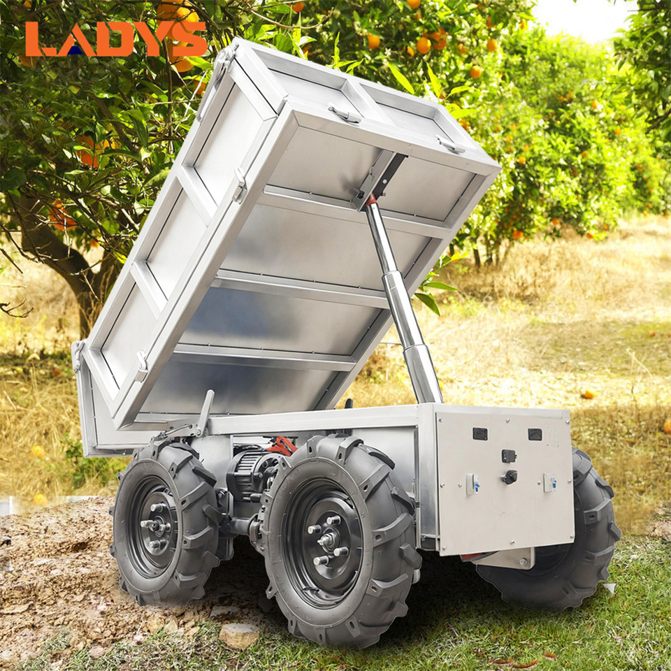 LADYS D-600 All-Terrain Four-Wheel Drive And Eight-Wheel Drive Transport Truck, Mountain Area Farm Orchard Greenhouse Construction Site Creeper Remote Control Electric Agricultural Transport Vehicle - مركبة لجميع التضاريس: صورة 4 LADYS D-600 All-Terrain Four-Wheel Drive And Eight-Wheel Drive Transport Truck, Mountain Area Farm Orchard Greenhouse Construction Site Creeper Remote Control Electric Agricultural Transport Vehicle - مركبة لجميع التضاريس: صورة 4