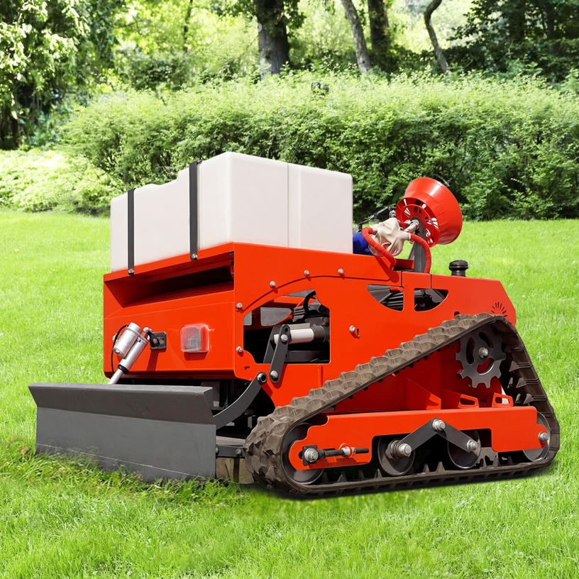LEZUM Electric Lawn Mower Rc Remote Control Robot Gas Gasoline Electric Zero Turn Crawler Lawn Mower For Sale Grass Cutting - جزازة أعشاب الحدائق: صورة 3 LEZUM Electric Lawn Mower Rc Remote Control Robot Gas Gasoline Electric Zero Turn Crawler Lawn Mower For Sale Grass Cutting - جزازة أعشاب الحدائق: صورة 3