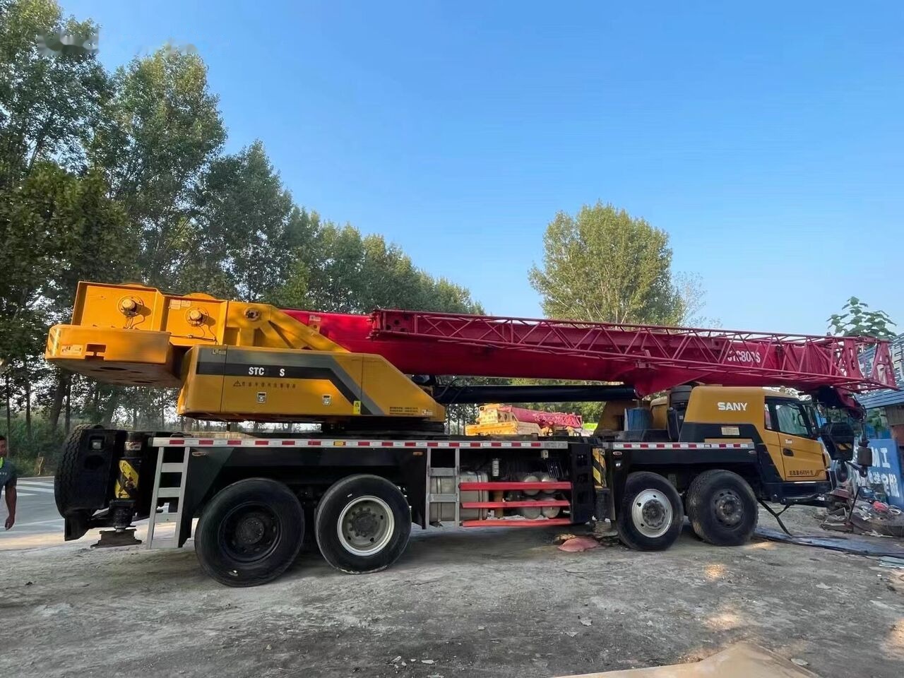 Sany Used Sany STC800 Original 80 Ton Mobile Crane Truck Truck Mounte - موبايل كرين: صورة 4 Sany Used Sany STC800 Original 80 Ton Mobile Crane Truck Truck Mounte - موبايل كرين: صورة 4