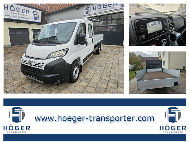 FIAT Ducato 140 DOKA Pritsche 2,9 Meter Klima DAB... - شاحنة مفتوحة, الشاحنات الصغيرة كابينة مزدوجة: صورة 1 FIAT Ducato 140 DOKA Pritsche 2,9 Meter Klima DAB... - شاحنة مفتوحة, الشاحنات الصغيرة كابينة مزدوجة: صورة 1