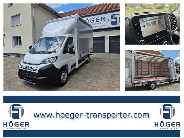 FIAT Ducato 35 MAXI 180 Pritsche Plane LBW BÄR AHK - شاحنة ستارة جانبية: صورة 1 FIAT Ducato 35 MAXI 180 Pritsche Plane LBW BÄR AHK - شاحنة ستارة جانبية: صورة 1