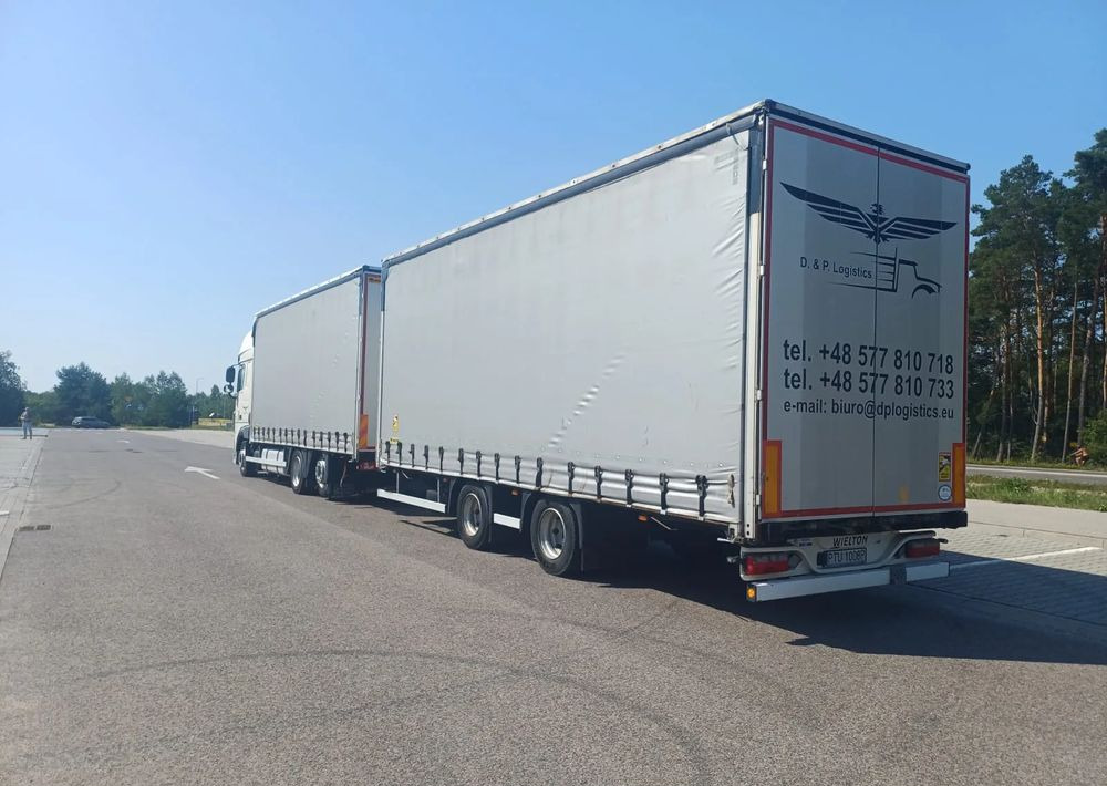 DAF XF 480 SUPER SPACE CAB / ZESTAW TANDEM PRZEJAZDOWY 120 M3 / SSC / ACC /EURO 6 - شاحنة ستارة: صورة 3 DAF XF 480 SUPER SPACE CAB / ZESTAW TANDEM PRZEJAZDOWY 120 M3 / SSC / ACC /EURO 6 - شاحنة ستارة: صورة 3