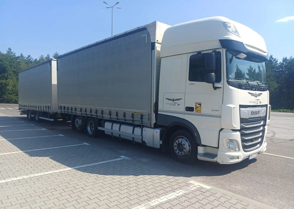DAF XF 480 SUPER SPACE CAB / ZESTAW TANDEM PRZEJAZDOWY 120 M3 / SSC / ACC /EURO 6 - شاحنة ستارة: صورة 1 DAF XF 480 SUPER SPACE CAB / ZESTAW TANDEM PRZEJAZDOWY 120 M3 / SSC / ACC /EURO 6 - شاحنة ستارة: صورة 1